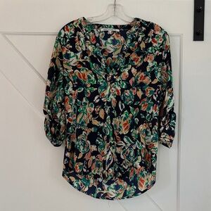 Collective Concepts Multicolor Floral Blouse